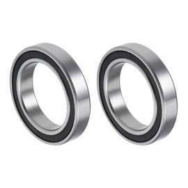 QUARKZMAN 6805-2RS 25 x 37 x 7 mm Ball Bearings x 2 Pieces Chrome Steel for Tool Repair Industrial Machines DIY Projects with High Hardness Double Sealed