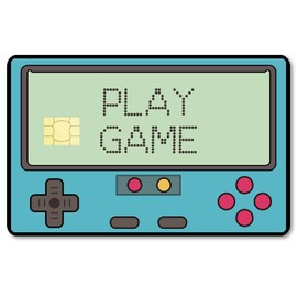 CREATCABIN Card Skin Sticker Game, Debit Credit Card Skins, Covering, Personalising, Bank Card Protection, Removable Film, Waterproof, Slim, Scratch-Resistant, No Bubbles for Key Card, 186 x 137 mm