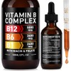 Vitamin B Complex Liquid Drops, 60ml High Strength B-Vitamin Complex