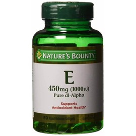 Nature’s Bounty Natures Bounty Vitamin E 1000IU 60ct Softgels