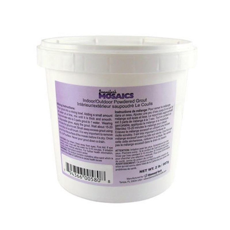 Terra Cotta Mosaic Tile Grout – 2 lbs. Wear-Resistant, High-Strength