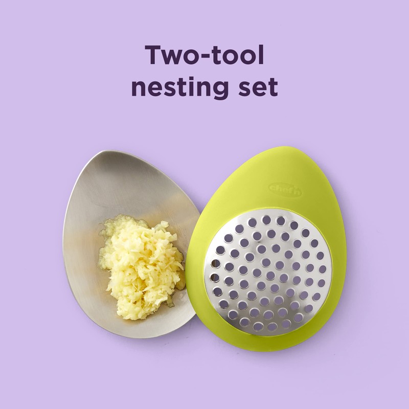 Chef'n Peel 'n Grate Ginger Peeler and Grater,Green