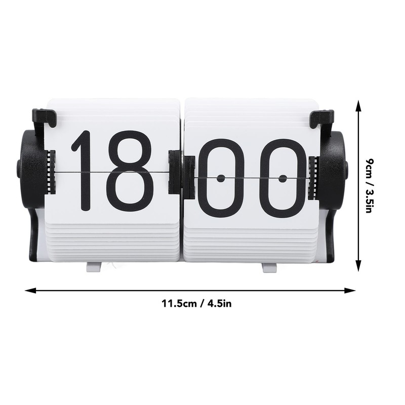 Digital Flip Down Clock Multifunction Mechanical Automatic Down Page Desk