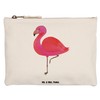 Mr. & Mrs. Panda M Flamingo Classic Make-Up Bag, White,