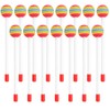 TAICHEUT 15 Pcs Rainbow Hammer Percussion Sticks, Lollipop Drum Mallet