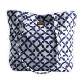 Maison d' Hermine Tote Bag 100% Cotton Canvas Reusable Shoulder Grocery Bag for Work Beach Travel Shopping Lunch Perfect for Gifts Men Women, Shibori