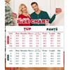 SWOMOG Matching Family Onesise Pajamas Christmas Long Sleeve PJ's Sets