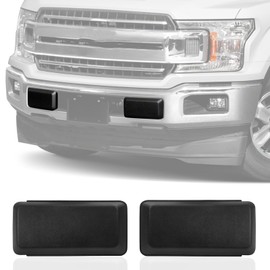 Generic Front Bumper Guards Pads Inserts Caps Bumper Cover Grille Lower Trim Panel Compatible with 2018-2020 Ford F150 Replacement JL3Z-17E810-AB JL3Z-17E811-AB (Left & Right Side), black