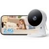 GNCC 1080P Indoor Security Camera, 2.4G WiFi AI Motion Sound