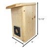 Small Winter Roost Bird House – Cold Weather Shelter with