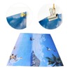 Decorative Tapestry Beach Sea Scenery Pattern Polyester Fiber Hanging Carpet