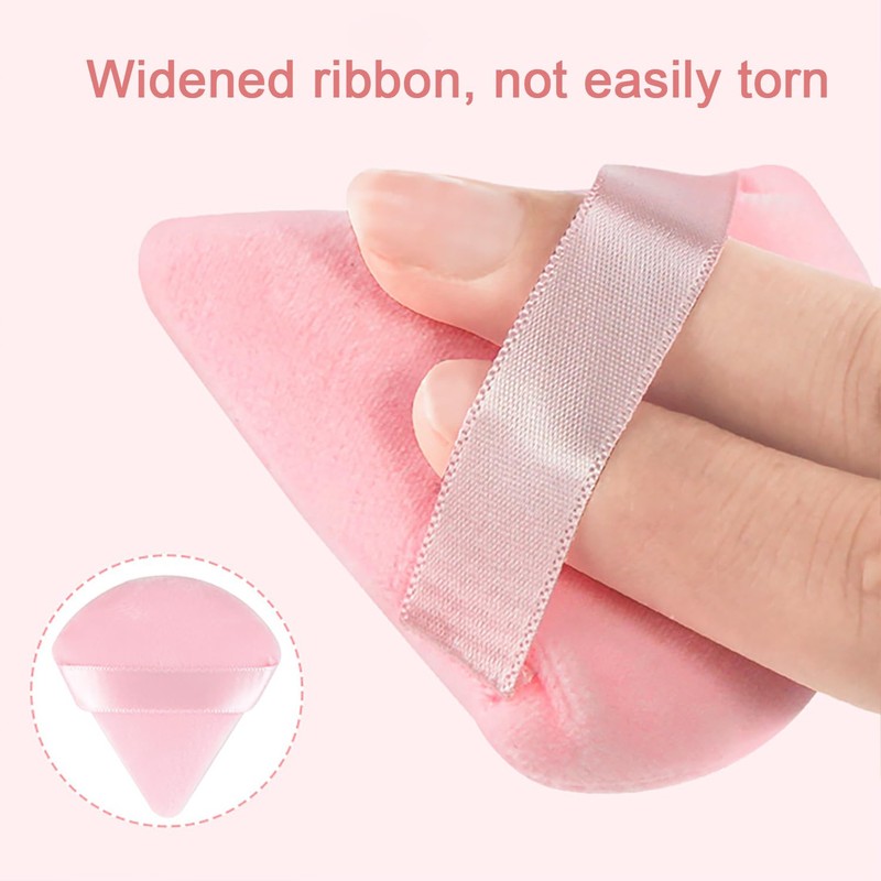 8 Pcs Powder Puff Face Triangle,2 Colors Face Makeup Puff