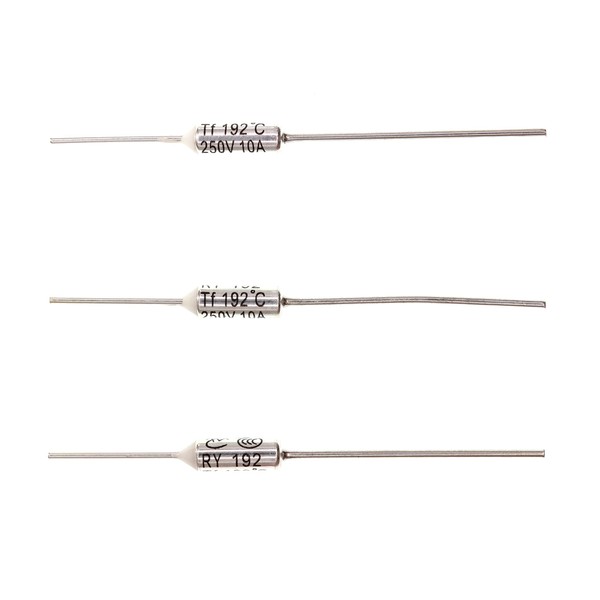 HUABAN 10 Pieces Metal Temperature Thermal Fuse RY192 192 ℃