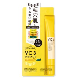 Pore Focus VC VC3 Essence, 0.7 oz (20 g), Dense Spot Gel Serum, Vitamin C Cica, Deer, Skin Care, Vitamin C Derivative, Moisturizing