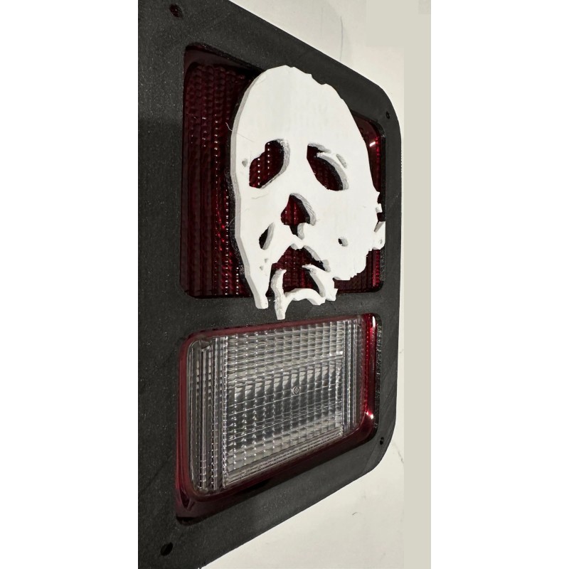 Michael Myers in 3D - Blk w White For Jeep