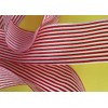 1 Pcs 2.5" Wide Candy Cane Peppermint Ribbon, Thin Red