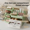 Booklov Makeup Organizer for Vanity, Large Capacity Cosmetic Display Case