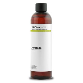 Organic Vegetable Avocado Oil, 250 ml, 100% Pure, Natural, Cold Pressed and AB Certified, Aroma LABS (French Brand)