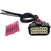 LIZAPUS Headlight Connector Plug Harness Repair Pigtail Compatible with Ford