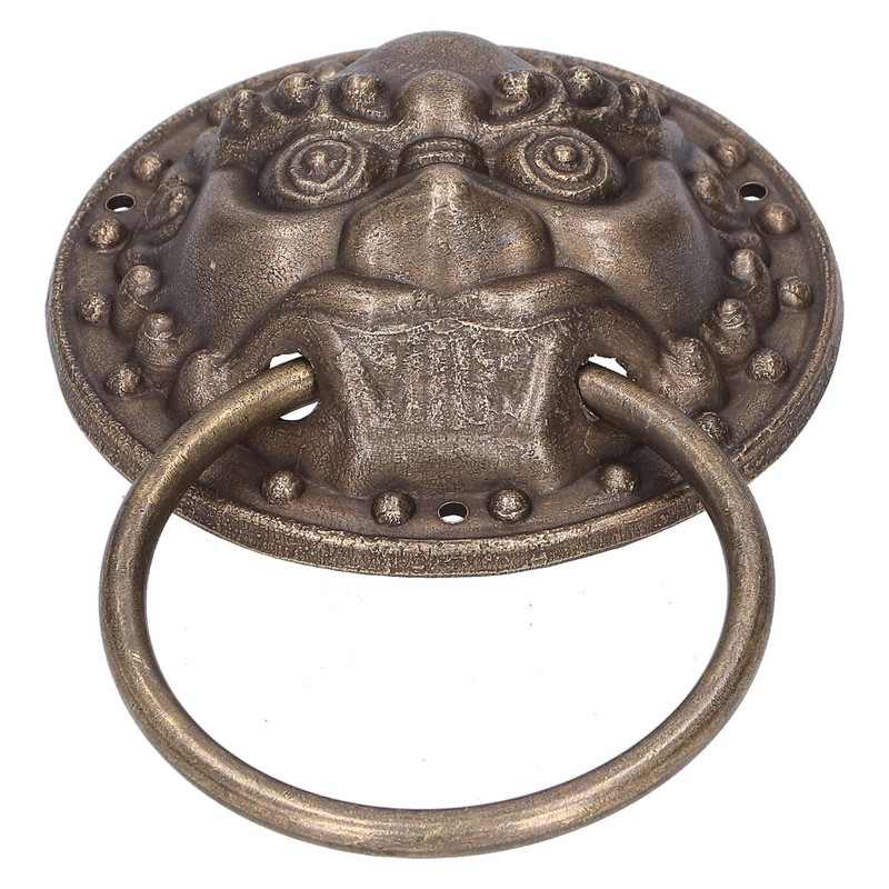 Antique Door Knockers Lion Head Brass Door Pull Retro Door