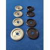 generic Blackstone Knob Bezel Replacement Set Of 4 Bezels Silver