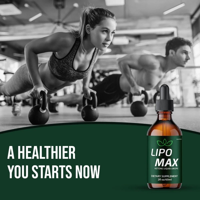 Lipo Max Liquid Supplement, All Natural Max Strength, LipoMax Drops