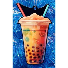 Boba Drink Christmas Ornament (B19)