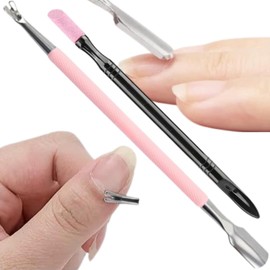 FinalState Cuticle Pusher, Cuticle Trimmer, Ceramic Pusher, Cuticle Treatment, Easy Care, Set of 2