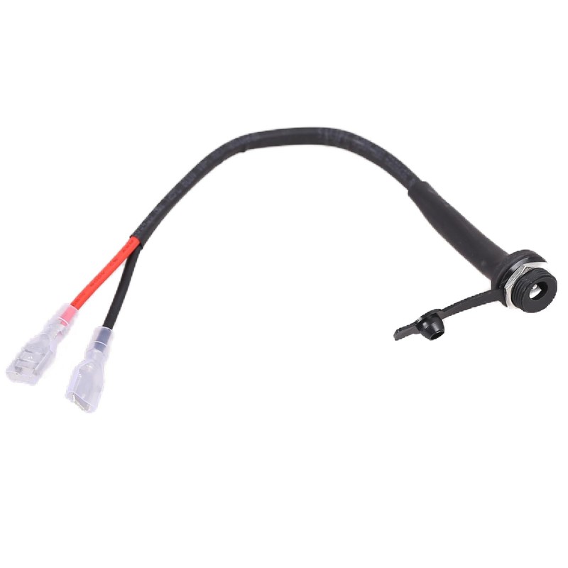Power Plug Connector Replacement Part with Dust Cover, Compatible with