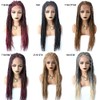 RESHE Braided Wigs For Black Women Micro Braids Wig Soft