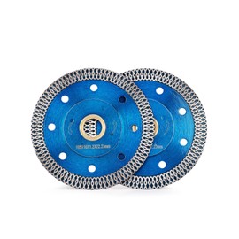 2Pcs/Lot 4 Inch Super Thin Diamond Tile Blade Porcelain Cutting Blade for Cutting Granite Marble Ceramics Porcelain Tiles ((4"-2pcs)