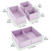 mDesign Set of 4 Wardrobe Organisers - The Ideal Storage