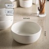 AmorArc Stoneware Cereal Bowls for Kitchen, 28oz Large Ceramic Soup