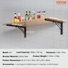 VEVOR Folding Shelf Brackets, 24" Heavy Duty Shelf Brackets, Brackets
