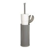 Zenna Home Easy Access Toilet Paper Holder with Lid, Rustproof,
