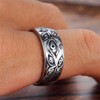 PAURO Men's Vintage Eye of God Ring Stainless Steel, Metal