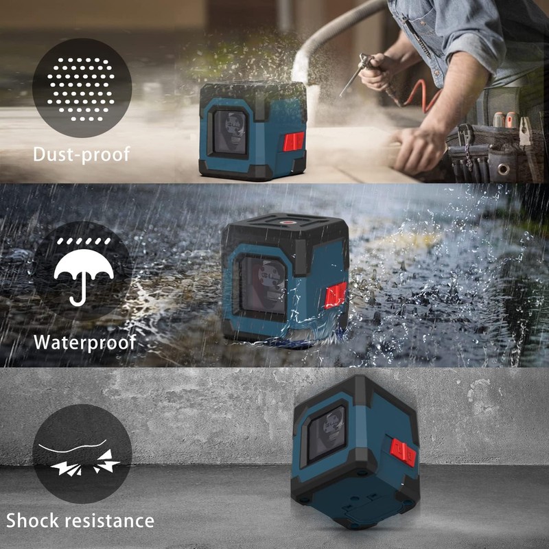 Laser Level, RockSeed Cross Line Laser with Self-Leveling, Vertical and