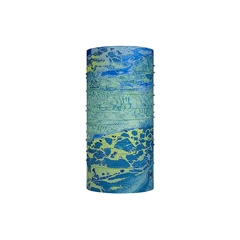 BUFF Unisex-Adult CoolNet UV+ XL Multifunctional Headwear,One Size,Realtree Wav3 Blue