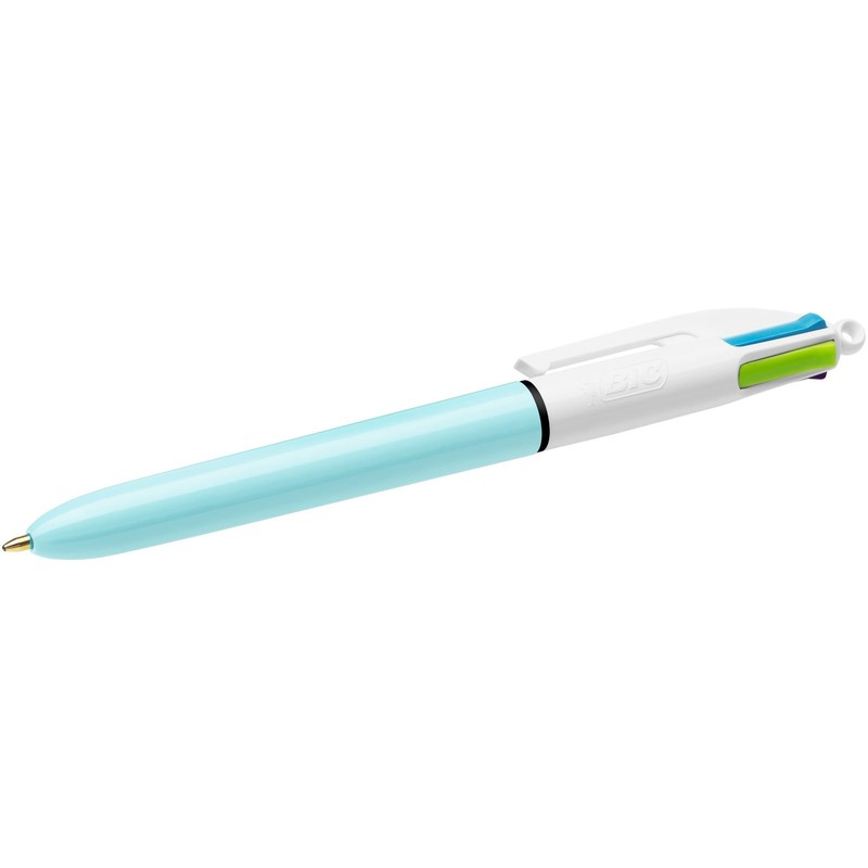 BIC 4 Colours Fun Retractable Ballpoint Pens - Box of