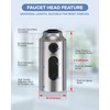 [New Upgrade] iVIGA Pull Down Faucet Sprayer Head Replacement, Stainless