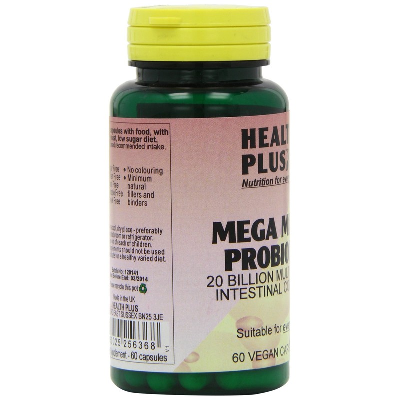 Health Plus Mega Multi Probiotic 20 Billion High Strength Multi-strain