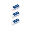 STAEDTLER Mars Plastic Eraser Pack Of 3 Plastic Mini, White