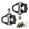 ROCKBROS Road Bike Pedals Lightweight Clipless Bicycle Pedals with Cleats