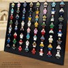 Minifigure Display Board,64 Slots Minifigure Display Shelves