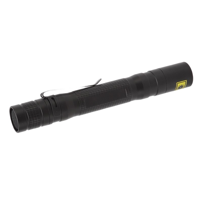 UV Flashlight 365nm Pen Clip Aluminium Alloy Button Control Multi