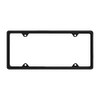 CLA Plain Slim Metal License Plate Frame - Black