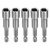 sourcing map 5pcs Hex Nut Driver Drill Bit 5/16" 6-Point