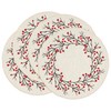 Festive Embroidered Berry Placemat (Set of 4)