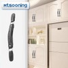 Mtsooning Luggage Handle Replacement Parts,150mm Leather Suitcase Grip Pull Carry
