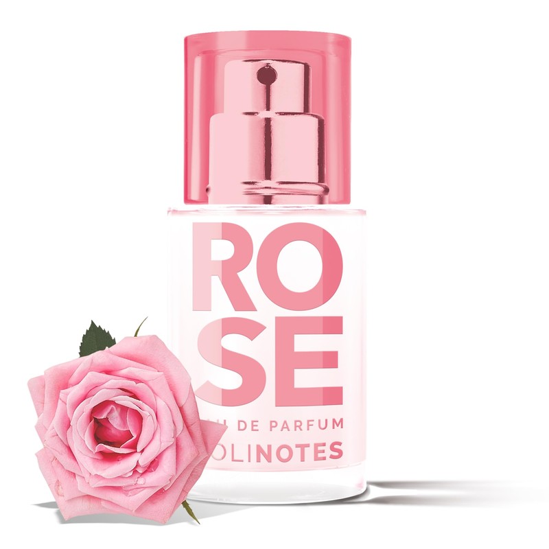 Solinotes Rose Perfume for Women, 0.5 Fl Oz/ 15 ML
